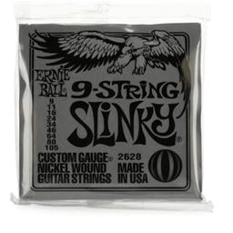 Ernie Ball Slinky 9-String Nickel Wound Electric Guitar Strings - 9-105 Gauge