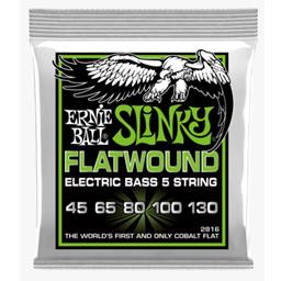 Ernie Ball Regular Slinky 5-String Flatwound Electric Bass Strings - 45-130 Gauge