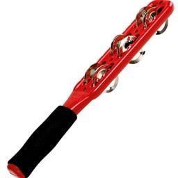 Meinl Professional Jingle Stick, Steel Jingles, Red