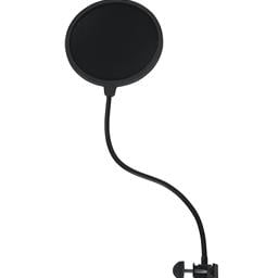 Gator Cases Rok-It Single Layer Microphone Pop Filter with Clamp Mount.