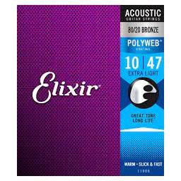 Elixir 10-47 Acoustic Polyweb 80/20