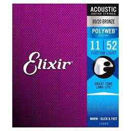 Elixir 11-52 Acoustic Polyweb 80/20