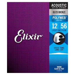 Elixir 12-56 Acoustic Polyweb 80/20
