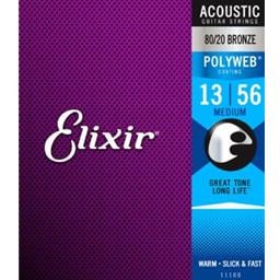 Elixir 13-56 Acoustic Polyweb 80/20