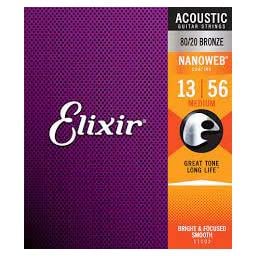 Elixir 13-56 Acoustic Nanoweb 80/20