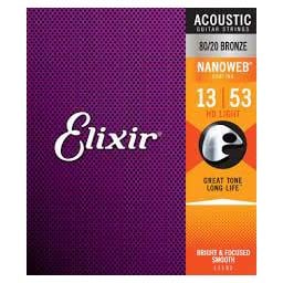 Elixir 13-53 Acoustic HD Light Nanoweb 80/20