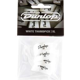 Dunlop Thumbpick XL White Pack 4