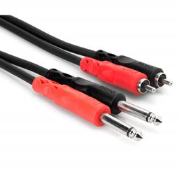 Hosa Dual 1/4 to Dual RCA Cable