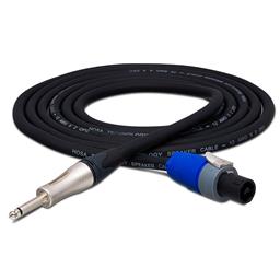 Hosa Edge Speaker Cable, Neutrik speakON to 1/4 in TS, 10 ft