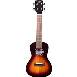 Kala Ukulele Concert Flame Maple Tobacco Burst