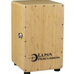 Luna 19" Cajon w/ Bag and Pad Bamboo