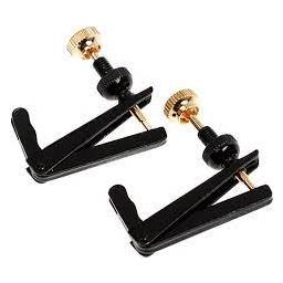 Luthiers Choice 3/4-4/4 Cello String Adjuster, Black, Double Prong Model