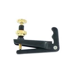 Luthiers Choice 15+" Viola String Adjuster, Black with Gold Plated Screws, Double Prong Model