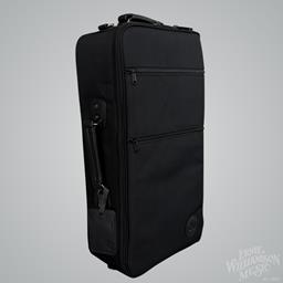 Gard Bags Compact Triple Trumpet Gig Bag Black Synthetic with Leather trim