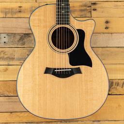 Taylor 314ce V-Class Grand Auditorium Acoustic-Electric Guitar Natural with Black Pickguard