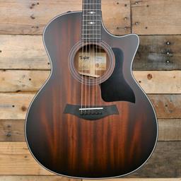 Taylor 324CE Shaded Edgeburst Blackwood Mahogany with Black Pickguard