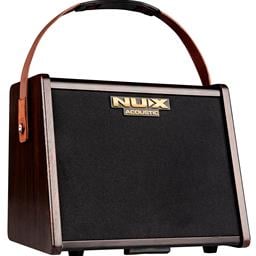 Nux Stageman AC 25 25W 2 Channel Modeling Rechargable Acoustic Amp with Bluetooth Brown