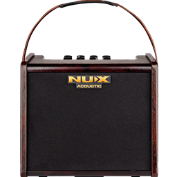 Nux NUX Stageman AC 25 25W 2 Channel Modeling Rechargable Acoustic Amp with Bluetooth Brown