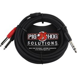 PigHog 6ft TRS(M)-Dual 1/4" Insert Cable