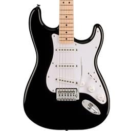 Squier Sonic™ Stratocaster®, Maple Fingerboard, White Pickguard, Black