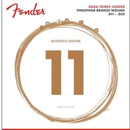 Fender 860CL Phosphor Bronze Dura-Tone® Coated 11-52