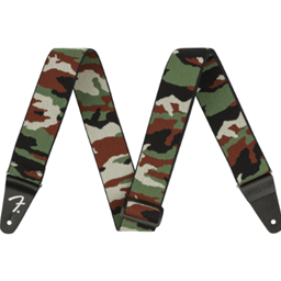 Fender WeighLess™ Camo Strap, Woodland, 2"
