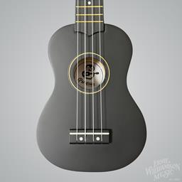 Amahi Soprano Penguin Ukulele, Black  PGUKBK, w/ Bag