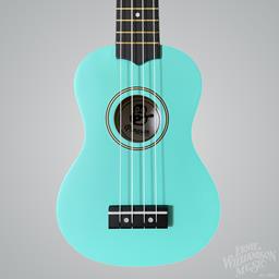 Amahi Soprano Penguin Ukulele, Seafoam Blue  PGUKLB, w/ Bag