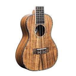 Amahi Tenor Select Acacia Koa Top, Back, Sides, Sealed Guitar Tuners UK660T, w/ Bag