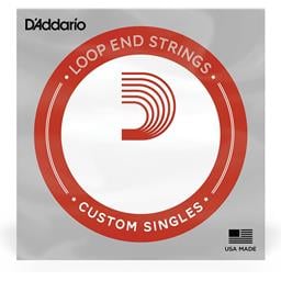 D'Addario LE024W Nickel Wound Loop End Single String, .024