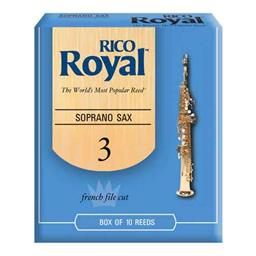 RICO ROYAL Rico Royal Soprano Sax Reeds, Strength 2.5, 10-pack