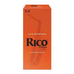 Rico Alto Sax Reeds, Strength 3, 25-pack