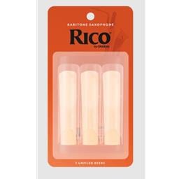 Rico Baritone Sax Reeds, Strength 2.5, 3-pack