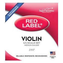Super-Sensitive Red Label Violin E Single String 4/4 Medium