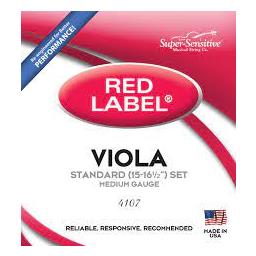 Super-Sensitive Red Label Viola D Single String 15-16.5" Medium