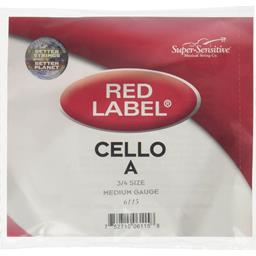 Super-Sensitive Red Label Cello A Single String 3/4 Medium