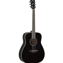 Yamaha TransAcoustic - Folk Guitar, Solid Sitka Spruce Top, Mahogany Back & Sides, Die Cast Chrome Tuners, Black