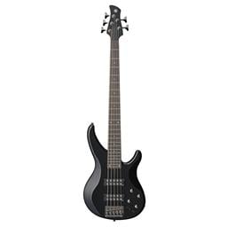 Yamaha 5-string; solid mahogany body, 5-piece maple/rosewood neck, rosewood fingerboard, M5 humbucking pickups, 2-band EQ,Performance EQ switch; Mist Green