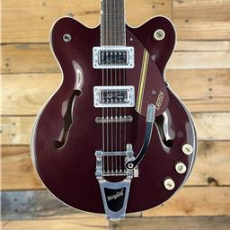 GRETSCH G2604T Limited Edition Streamliner™ Rally II Center Block with Bigsby®, Laurel Fingerboard, Two-Tone Oxblood/Walnut Stain