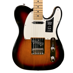 Fender Player Telecaster, Maple Fingerboard, 3-Color Sunburst Player 3  color burst