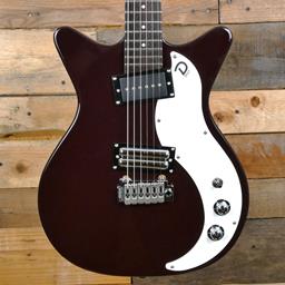 Danelectro Daneletro 59XT with Wilkinson Tremolo, Dark Burgundy