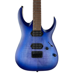 Ibanez RGA Series RGA42FM Electric Guitar Flat Blue Lagoon Burst