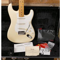 Fender Lincoln Brewster Stratocaster, Maple Fingerboard, Olympic Pearl