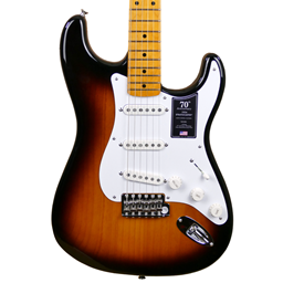 Fender 70th Anniversary American Vintage II 1954 Stratocaster®, Maple Fingerboard, 2-Color Sunburst