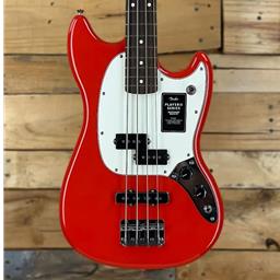 Fender Player II Mustang Bass PJ, Rosewood Fingerboard, Coral Red