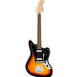 Squier Affinity Series Jaguar, Laurel Fingerboard, Black Pickguard, 3-Color Sunburst