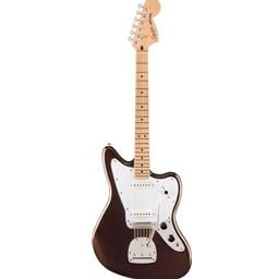 Squier Affinity Series Jaguar, Maple Fingerboard, White Pickguard, Mystic Metallic Brown