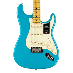 Fender American Professional II Stratocaster, Maple Fingerboard, Miami Blue