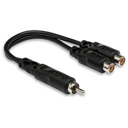 Hosa RCA male to dual RCA female Y Cable