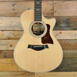 Taylor 412ce-R V-Class Grand Concert Acoustic-Electric Guitar Natural